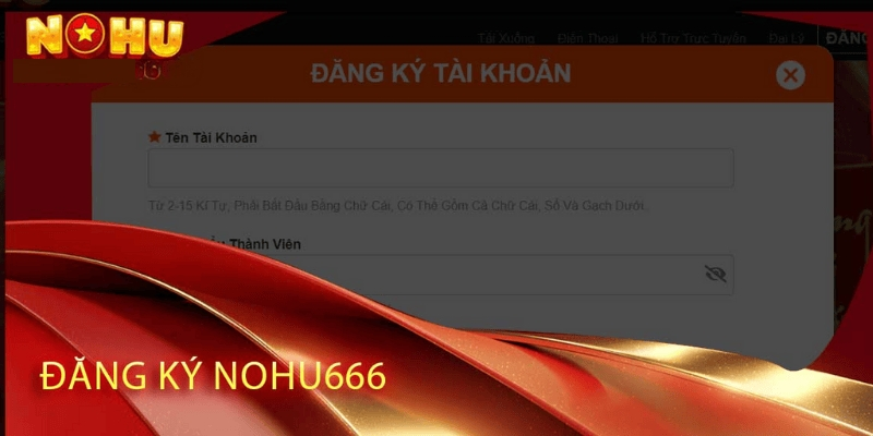 Đăng ký tài khoản nohu666